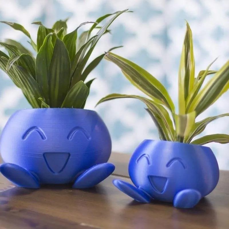 Lisslune | Plant Pot – Ceramic Flower Pot with Face for Small Plants