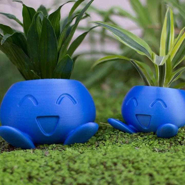 Lisslune | Plant Pot – Ceramic Flower Pot with Face for Small Plants