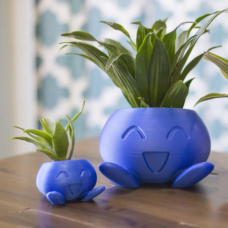 Lisslune | Plant Pot – Ceramic Flower Pot with Face for Small Plants
