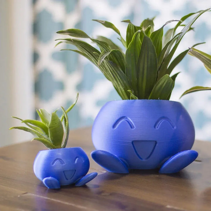 Lisslune | Plant Pot – Ceramic Flower Pot with Face for Small Plants