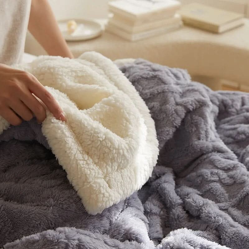 Lisslune | Soft Comfort Blanket for Bed, Sofa, and Travel
