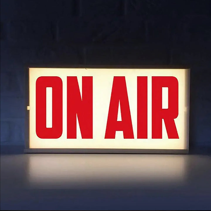 Lisslune | On Air Sign Retro Light Box Table Lamp