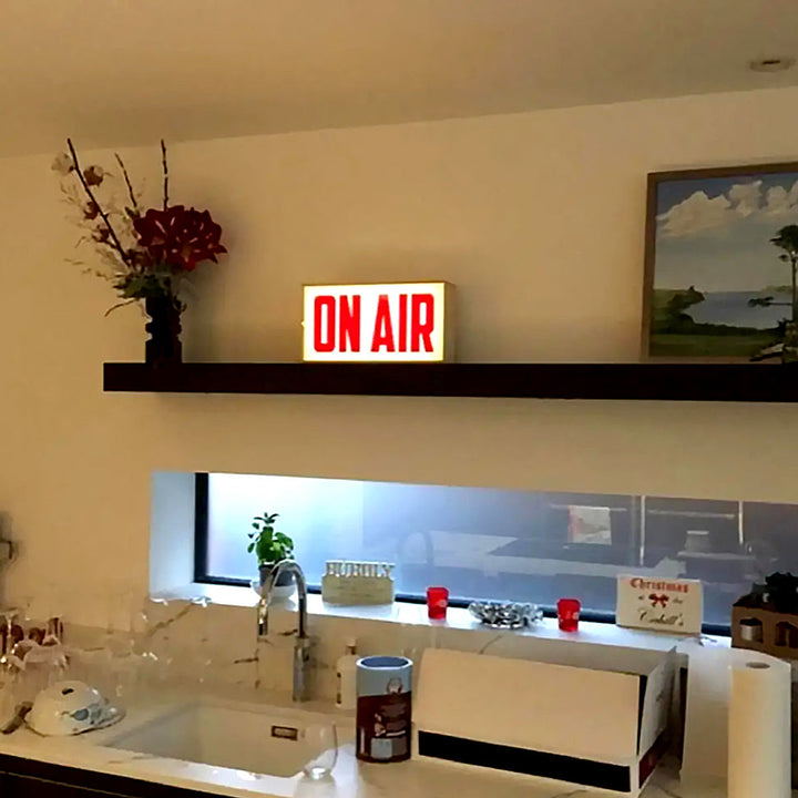 Lisslune | On Air Sign Retro Light Box Table Lamp