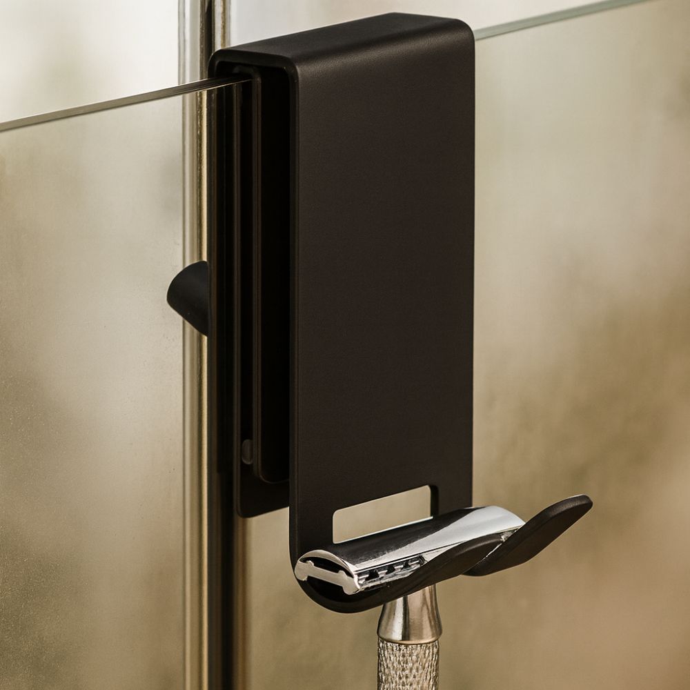 Lisslune | On Glass Stainless Shower Door Hooks