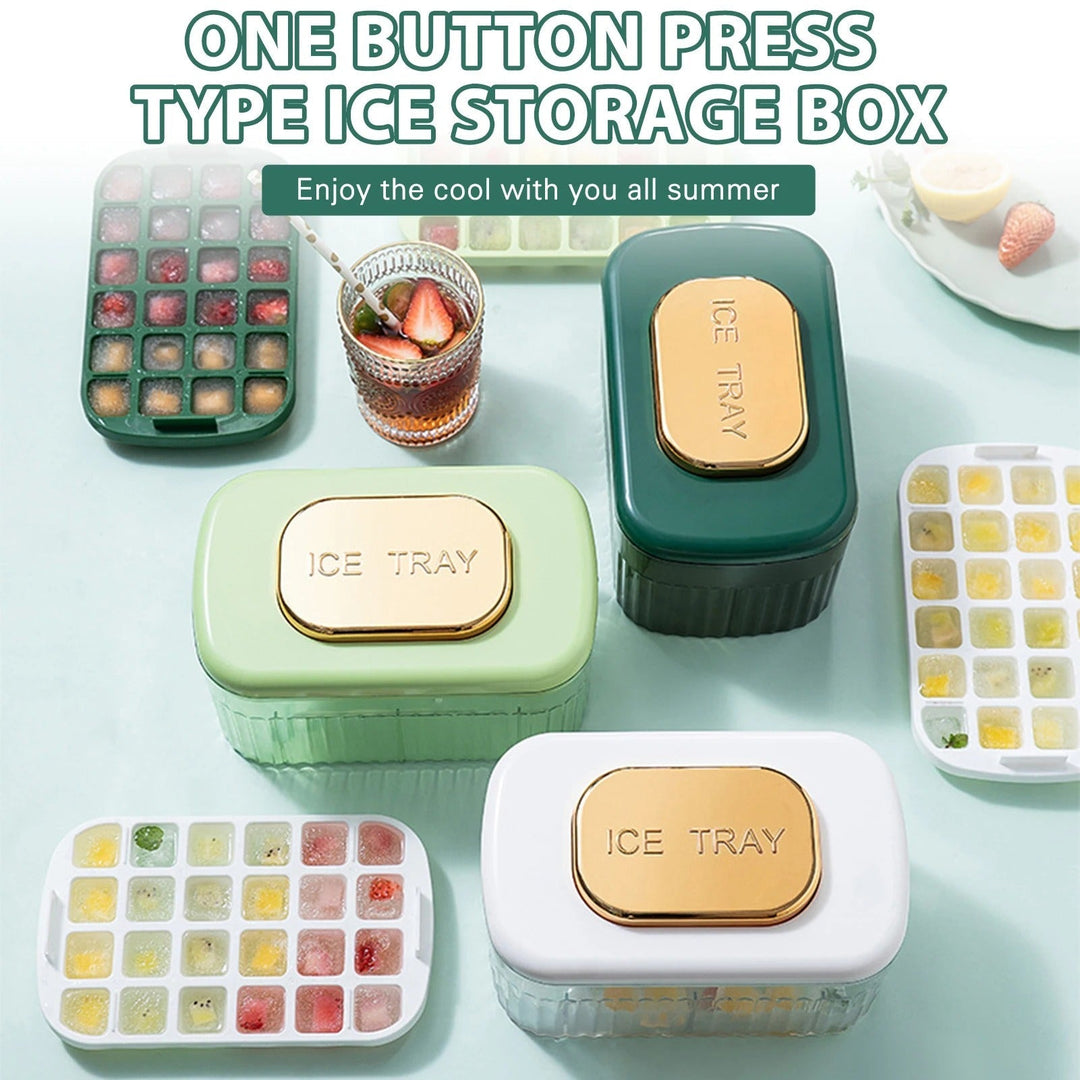 Lisslune | One-Press Ice Cube Maker Box