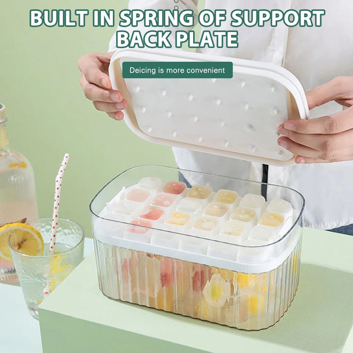 Lisslune | One-Press Ice Cube Maker Box