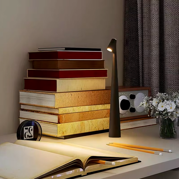 Lisslune | LumiLux Portable Touch LED Lamp – Rechargeable, Dimmable and Slim Design