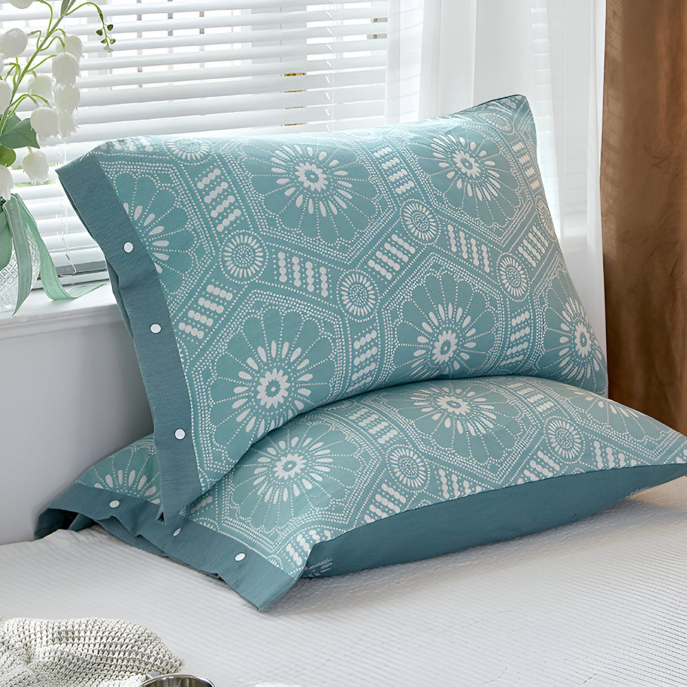 Lisslune | Pure Cotton Buttoned Pillowcase