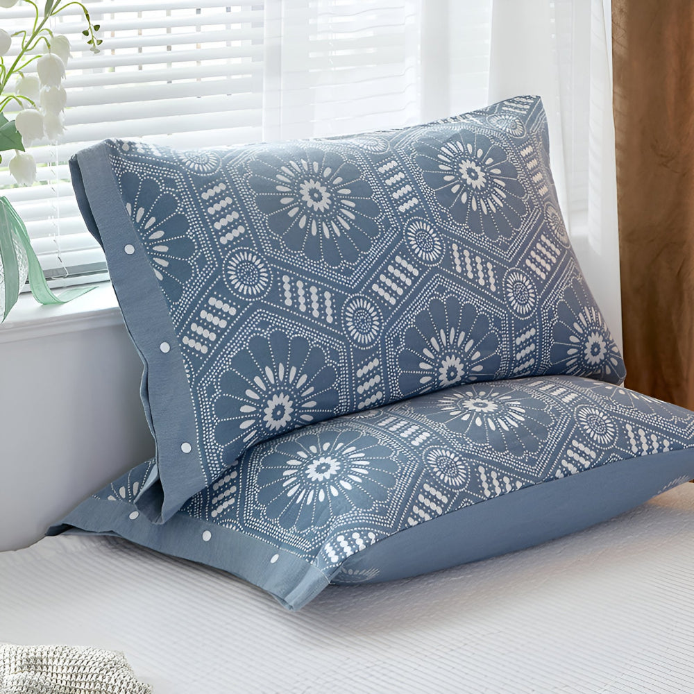 Lisslune | Pure Cotton Buttoned Pillowcase