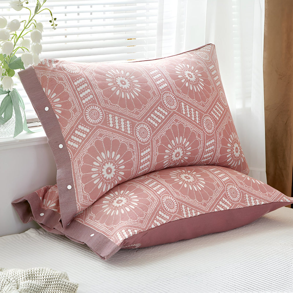 Lisslune | Pure Cotton Buttoned Pillowcase
