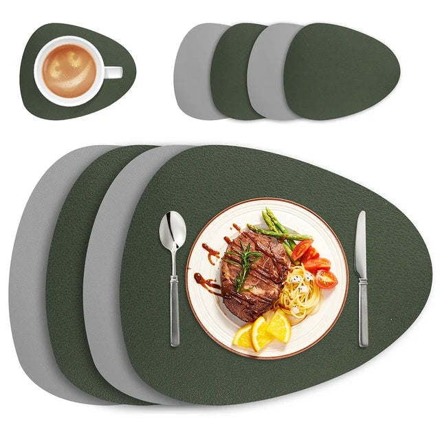 Lisslune | Irregular Placemat Leather