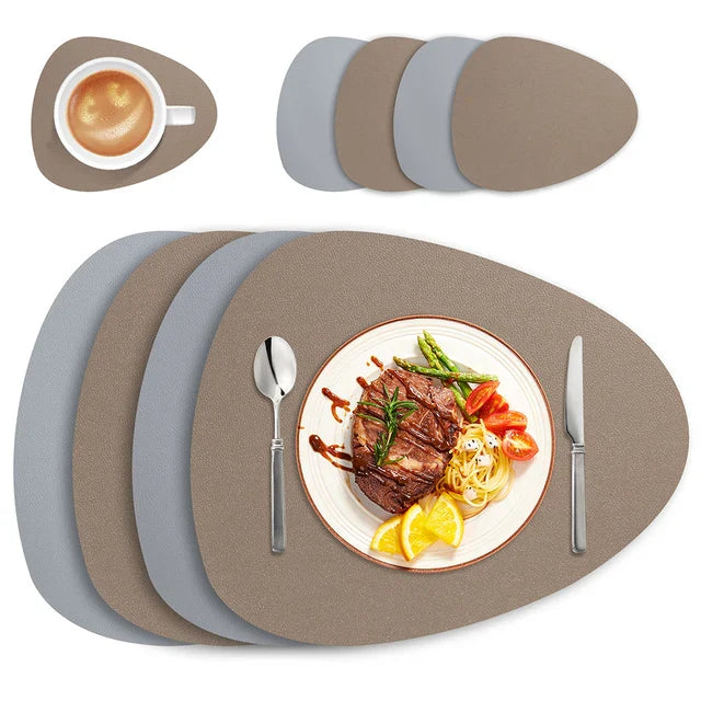 Lisslune | Irregular Placemat Leather