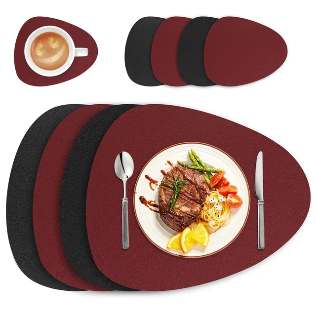 Lisslune | Irregular Placemat Leather