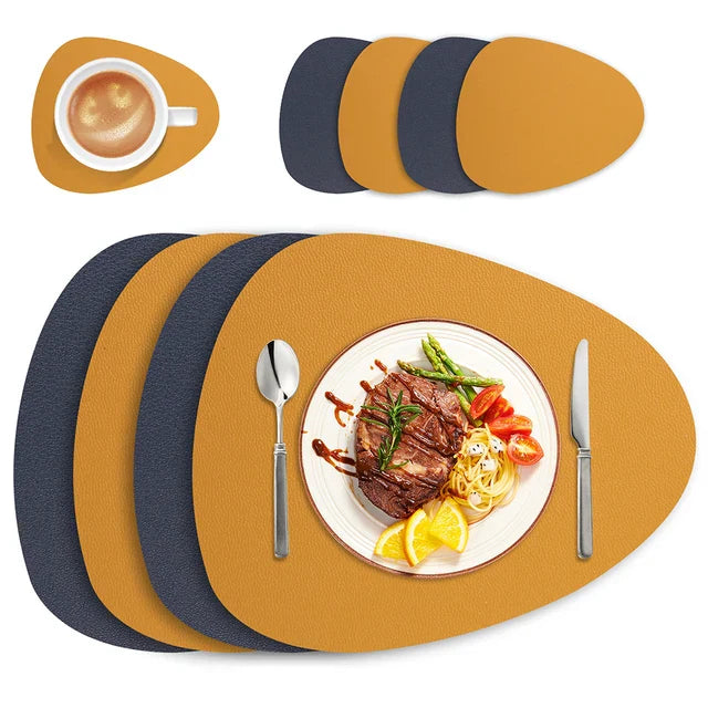 Lisslune | Irregular Placemat Leather