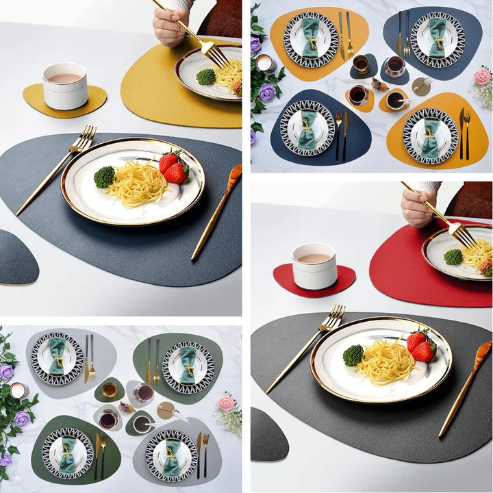 Lisslune | Irregular Placemat Leather