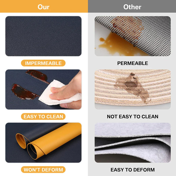 Lisslune | Irregular Placemat Leather