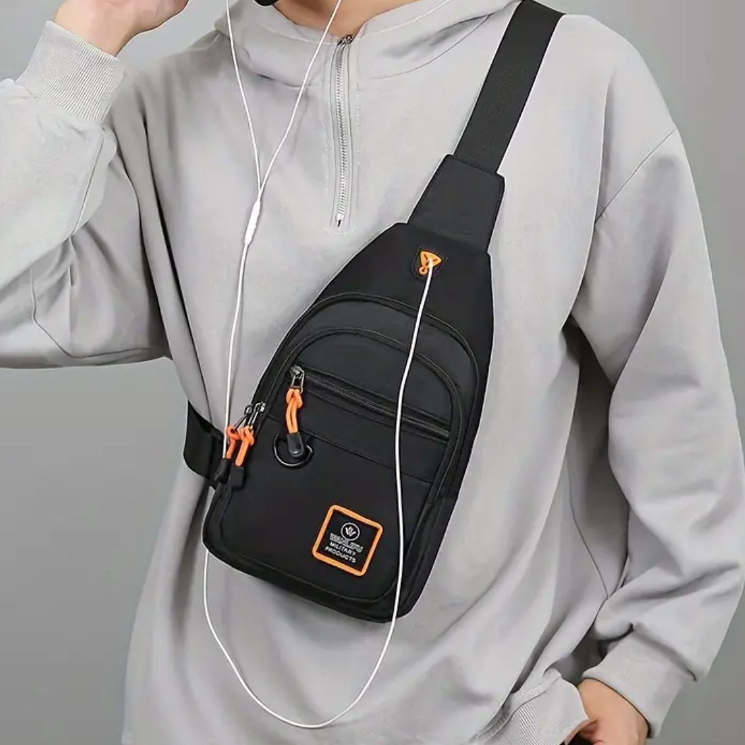 Lisslune | UrbanTrail – Durable Men’s Shoulder Bag | Waterproof Crossbody Travel & Everyday Bag