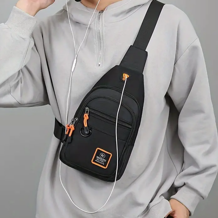 Lisslune | UrbanTrail – Durable Men’s Shoulder Bag | Waterproof Crossbody Travel & Everyday Bag