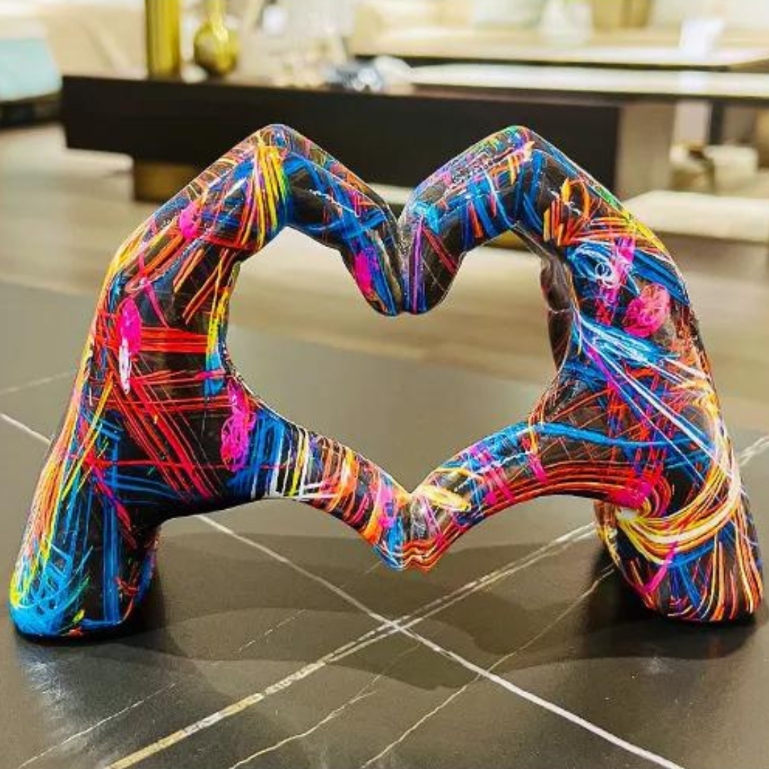 Lisslune | Elegant - Heart Gesture Hand Sculpture