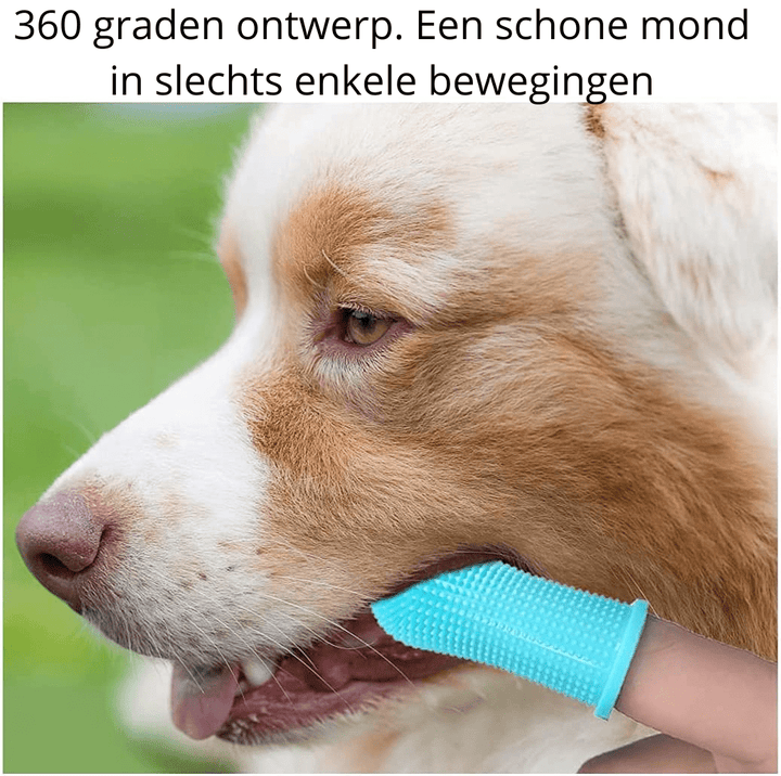 Lisslune | PAWCLEAN PRO – 360° Silicone Finger Toothbrush for Stress-Free Dental Care for Dogs