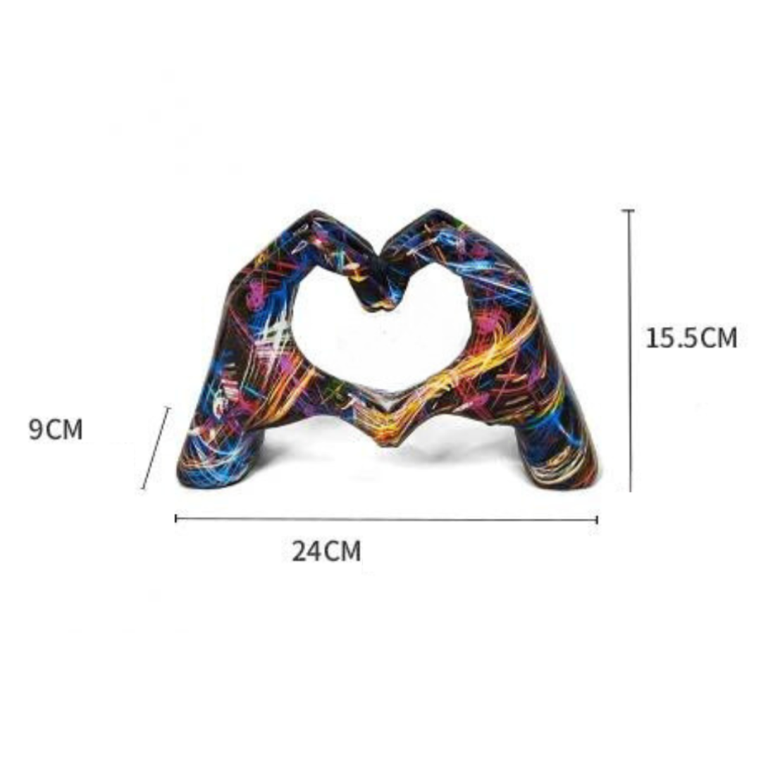 Lisslune | Elegant - Heart Gesture Hand Sculpture