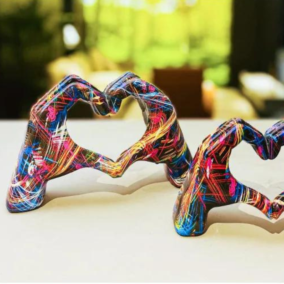 Lisslune | Elegant - Heart Gesture Hand Sculpture