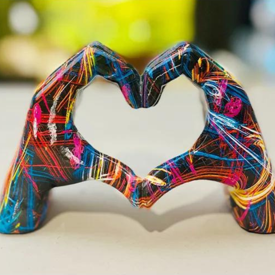 Lisslune | Elegant - Heart Gesture Hand Sculpture