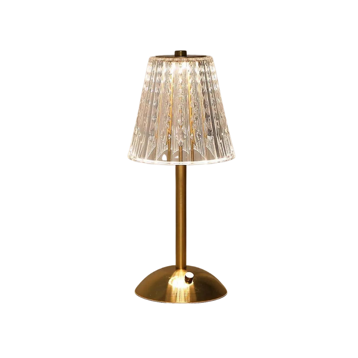 Lisslune | CrystalLuxe - Vintage Table Lamp with Elegant Shine