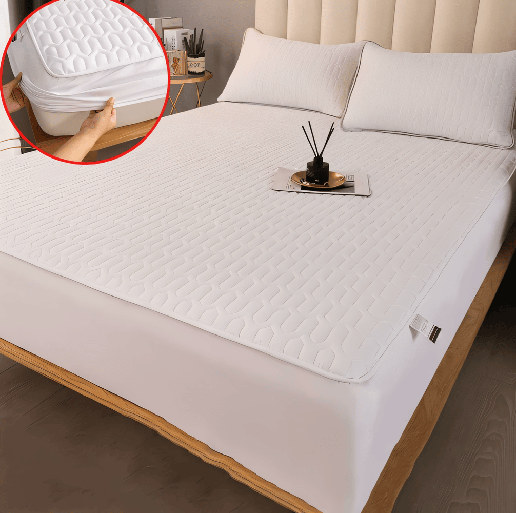 Lisslune | FlexiBed Mattress Protector – Waterproof, Breathable & Washable with Elastic Fit