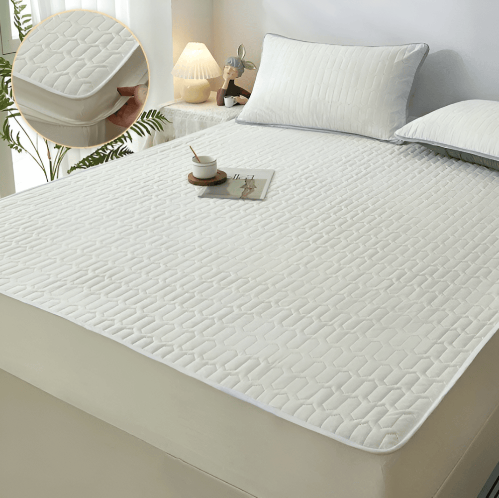 Lisslune | FlexiBed Mattress Protector – Waterproof, Breathable & Washable with Elastic Fit