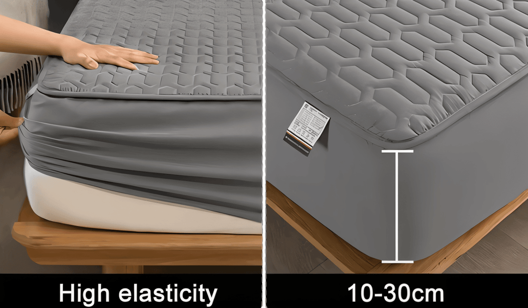 Lisslune | FlexiBed Mattress Protector – Waterproof, Breathable & Washable with Elastic Fit