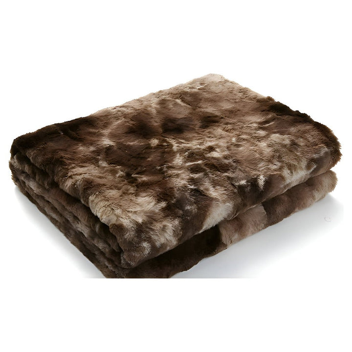 Lisslune | Soft Velour Winter Blanket – Warm Coral Fleece Blanket in Batik Style