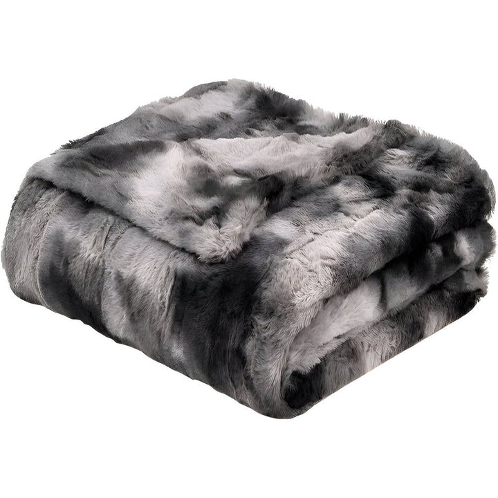 Lisslune | Soft Velour Winter Blanket – Warm Coral Fleece Blanket in Batik Style