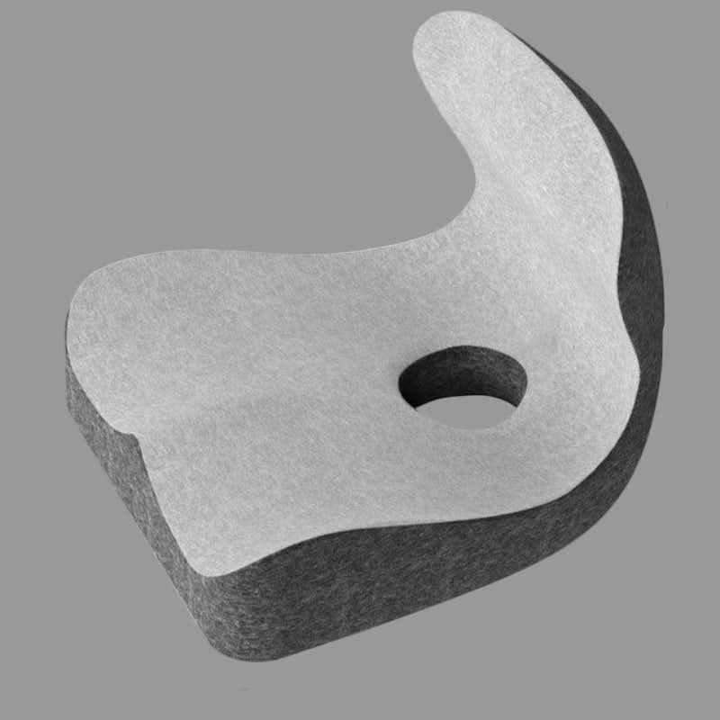 Lisslune | Ergonomic Memory Foam Seat Cushion for Back & Tailbone Relief