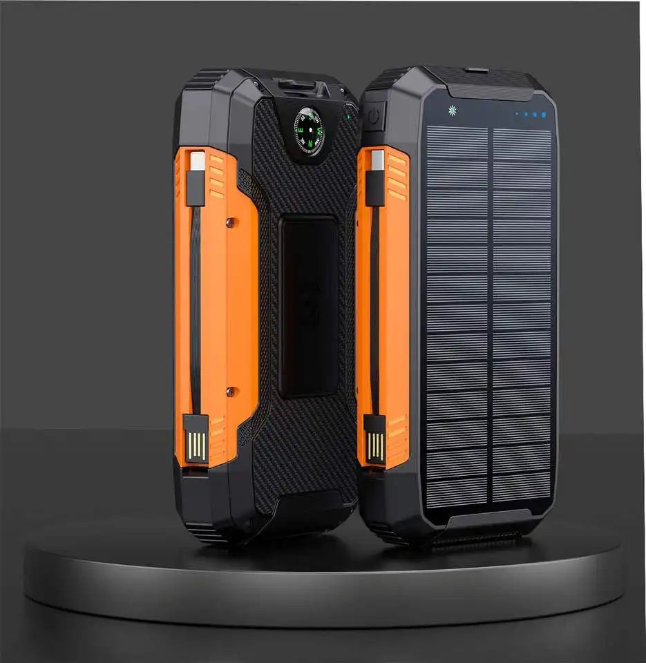 Lisslune | 30000mAh Solar Charger Wireless Waterproof Power Bank External