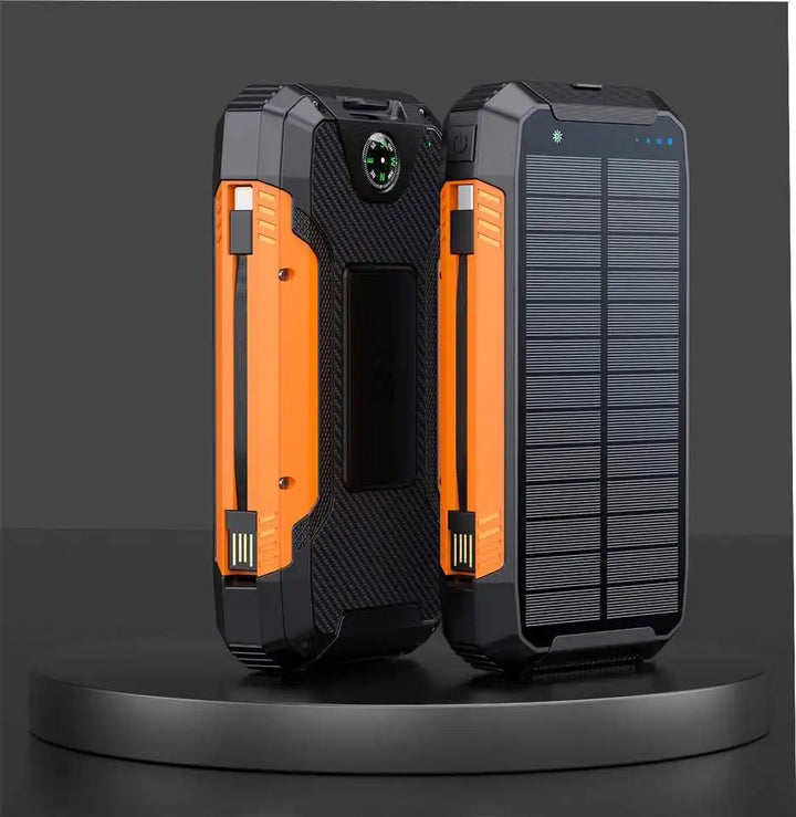 Lisslune | 30000mAh Solar Charger Wireless Waterproof Power Bank External
