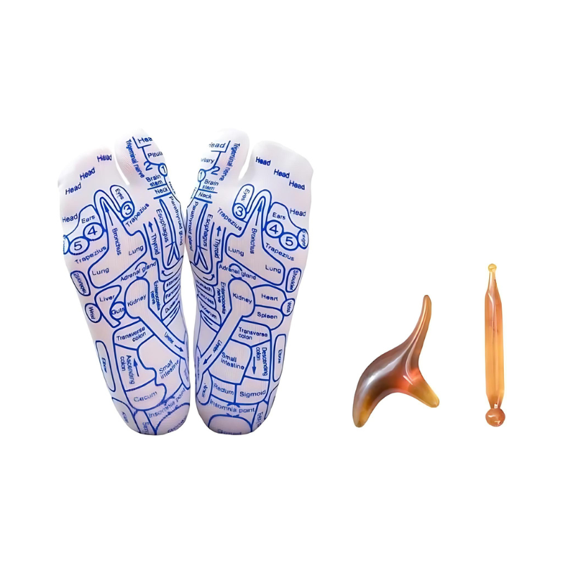 Lisslune | Therapeutic Massage Socks | Acupressure Design for Instant Pain Relief & Relaxation at Home