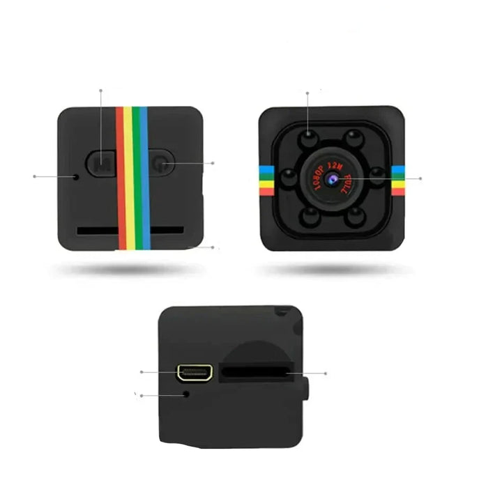 Lisslune | SQ11 1080p Mini Action Camera with Night Vision
