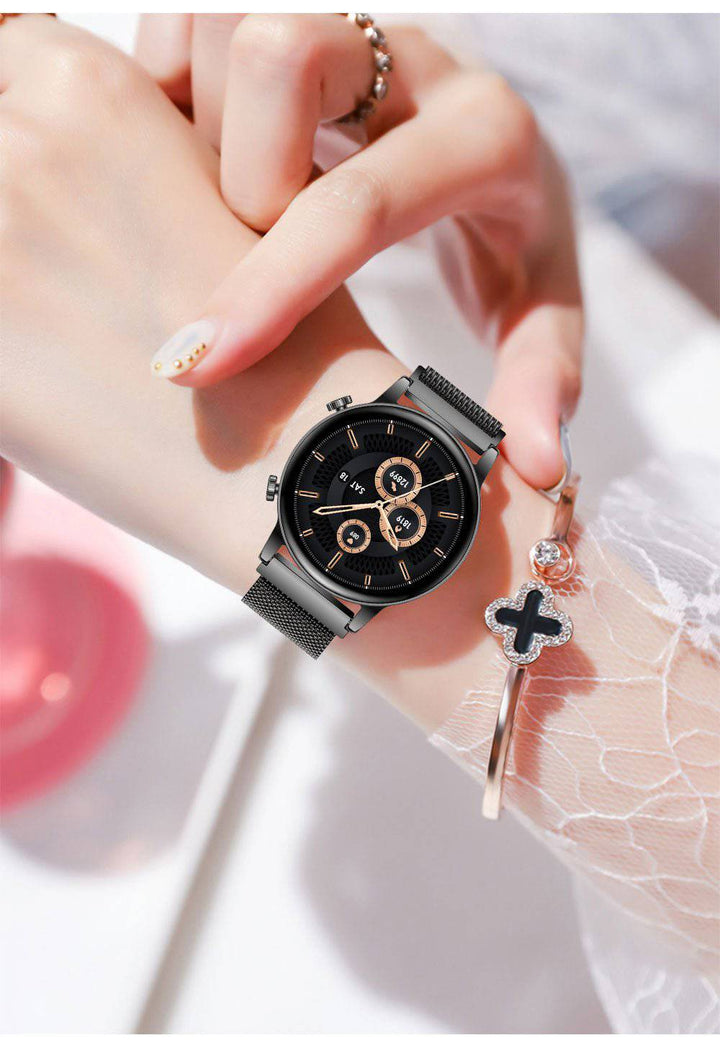 Lisslune | Orlina – Elegant & Smart Women’s Smartwatch with Fitness Tracker, Sleep Monitor & Notifications