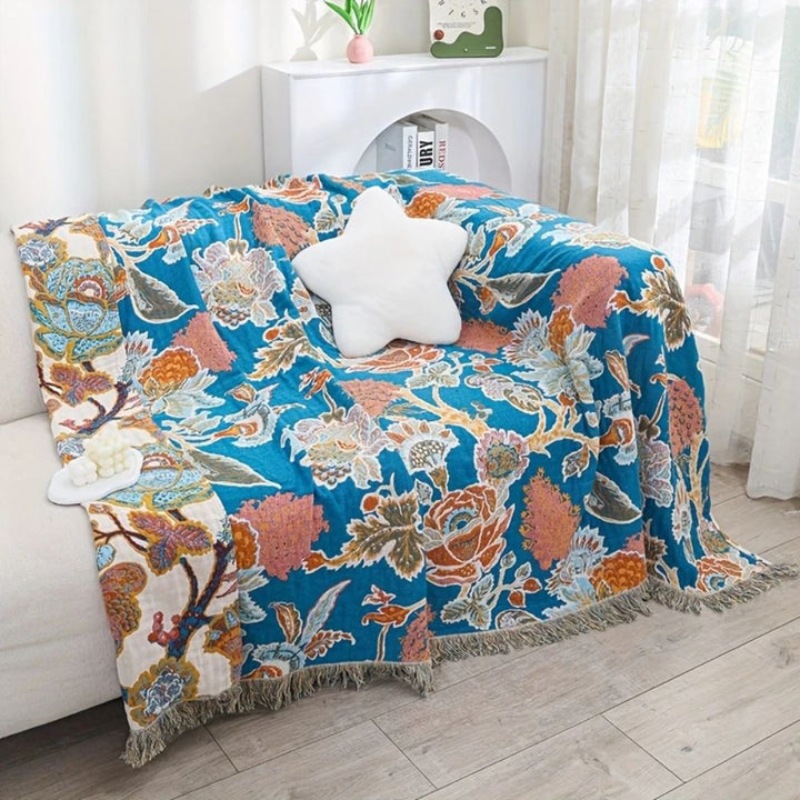 Lisslune | Ornamental Garden Cotton Blanket