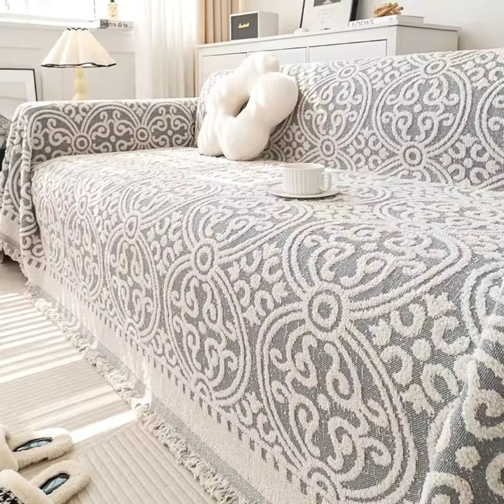 Lisslune | Ornamental Jacquard Sofa Cover