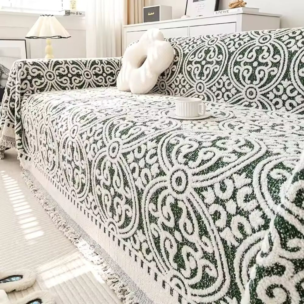 Lisslune | Ornamental Jacquard Sofa Cover