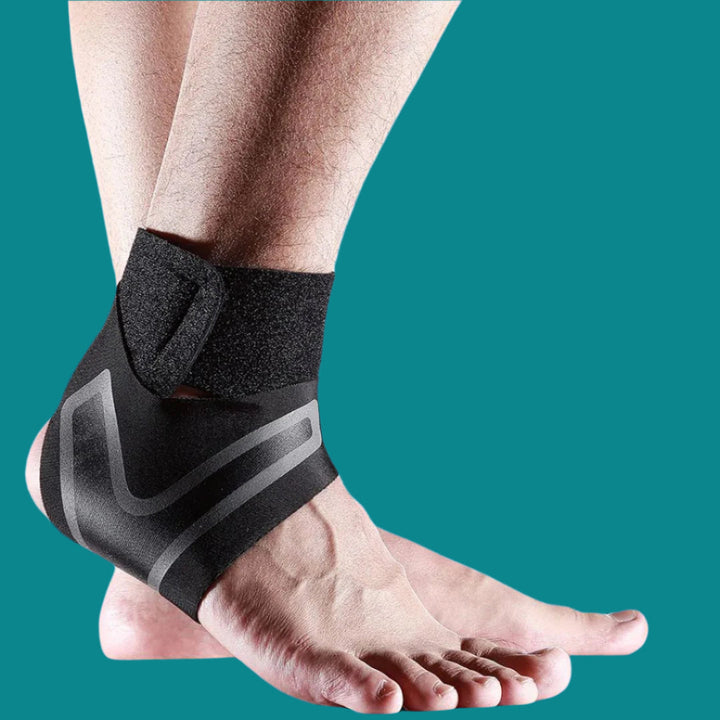 Lisslune | Adjustable Elastic Ankle Brace for Injury Recovery & Daily Support - Comfortable Ankle Stabilizer for Sports & Active Lifestyle