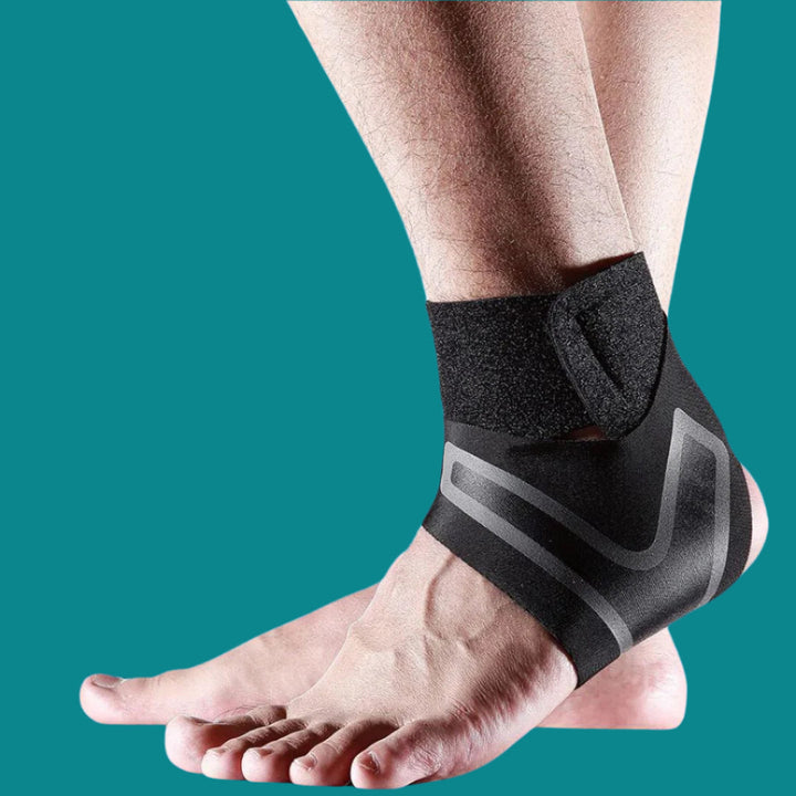 Lisslune | Adjustable Elastic Ankle Brace for Injury Recovery & Daily Support - Comfortable Ankle Stabilizer for Sports & Active Lifestyle