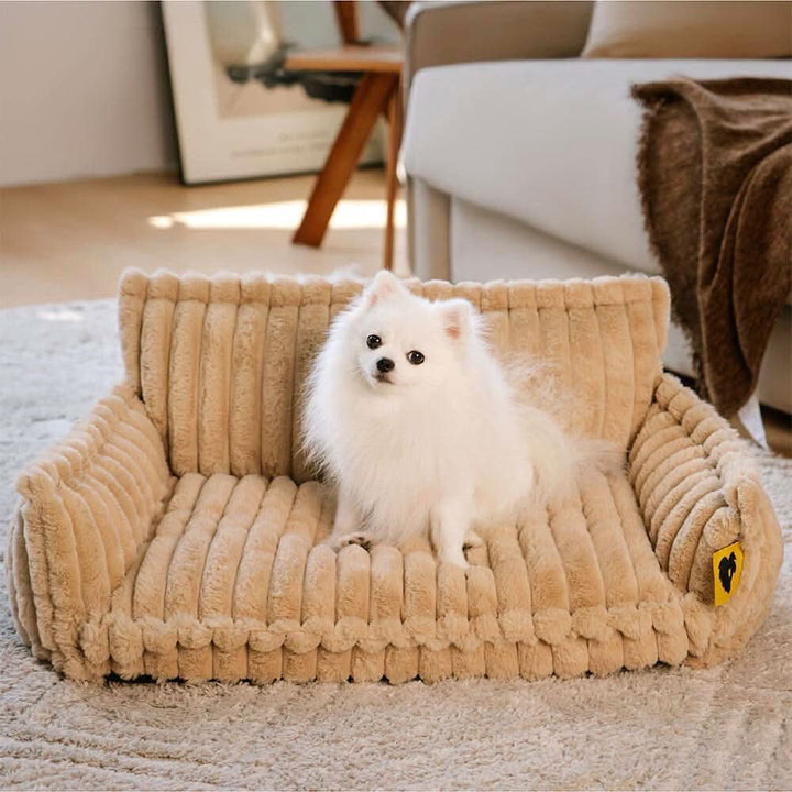Lisslune | DreamPaw Orthopedic Dog Bed – Sturdy Sleeping Place with Neck Support and Removable Cover