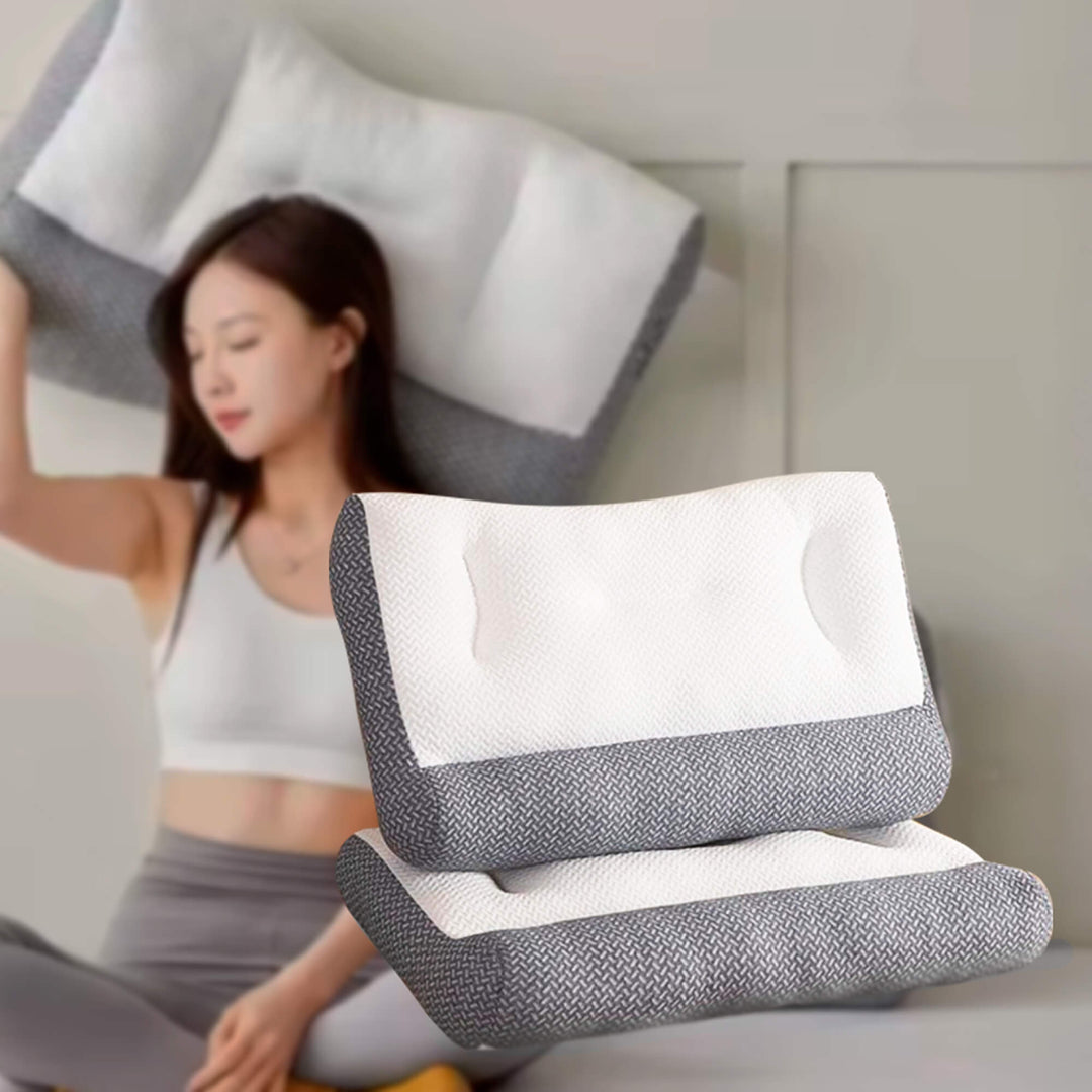 Lisslune | Orthopedic Neck Pillow | Cervical Spine Support, Pain Relief & Reduced Snoring for All Sleep Positions