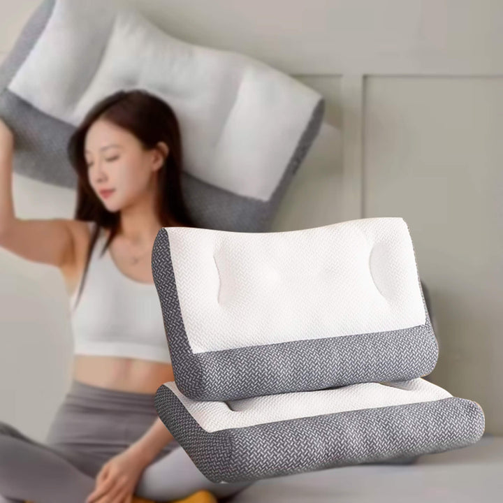 Lisslune | Orthopedic Neck Pillow | Cervical Spine Support, Pain Relief & Reduced Snoring for All Sleep Positions