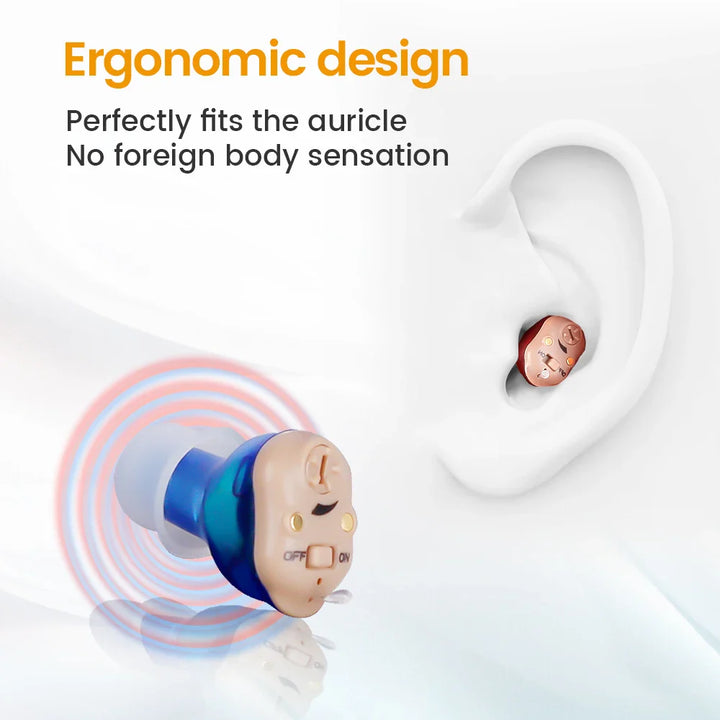 Lisslune | AUDIFINE | Hearing Aid for Seniors | Invisible Sound Amplifier
