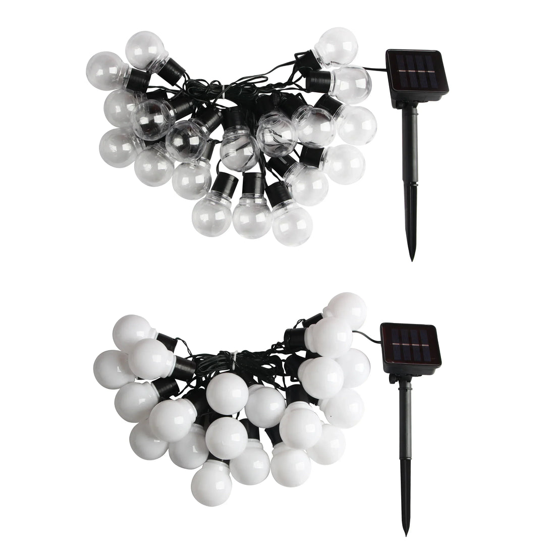 Lisslune | Waterproof Outdoor String Lights - Solar Garden Lighting for Balcony & Terrace