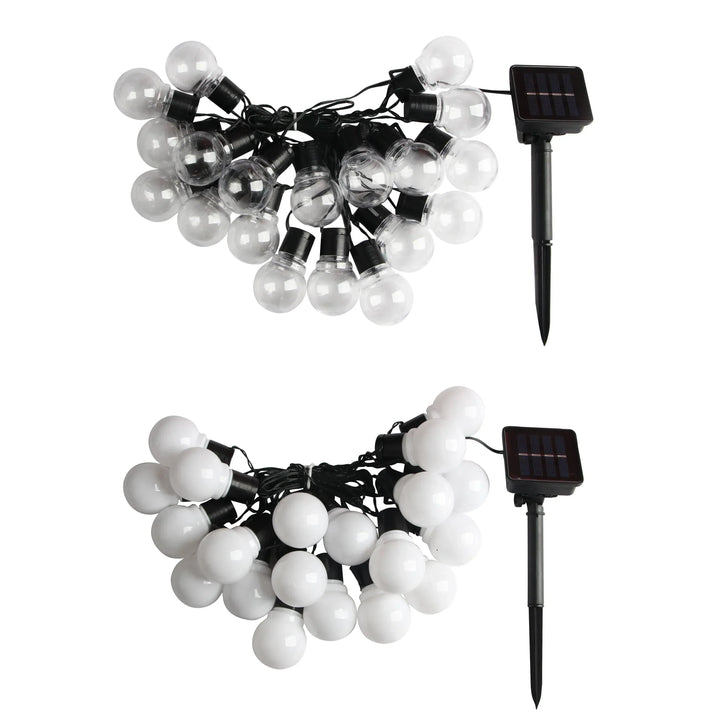 Lisslune | Waterproof Outdoor String Lights - Solar Garden Lighting for Balcony & Terrace